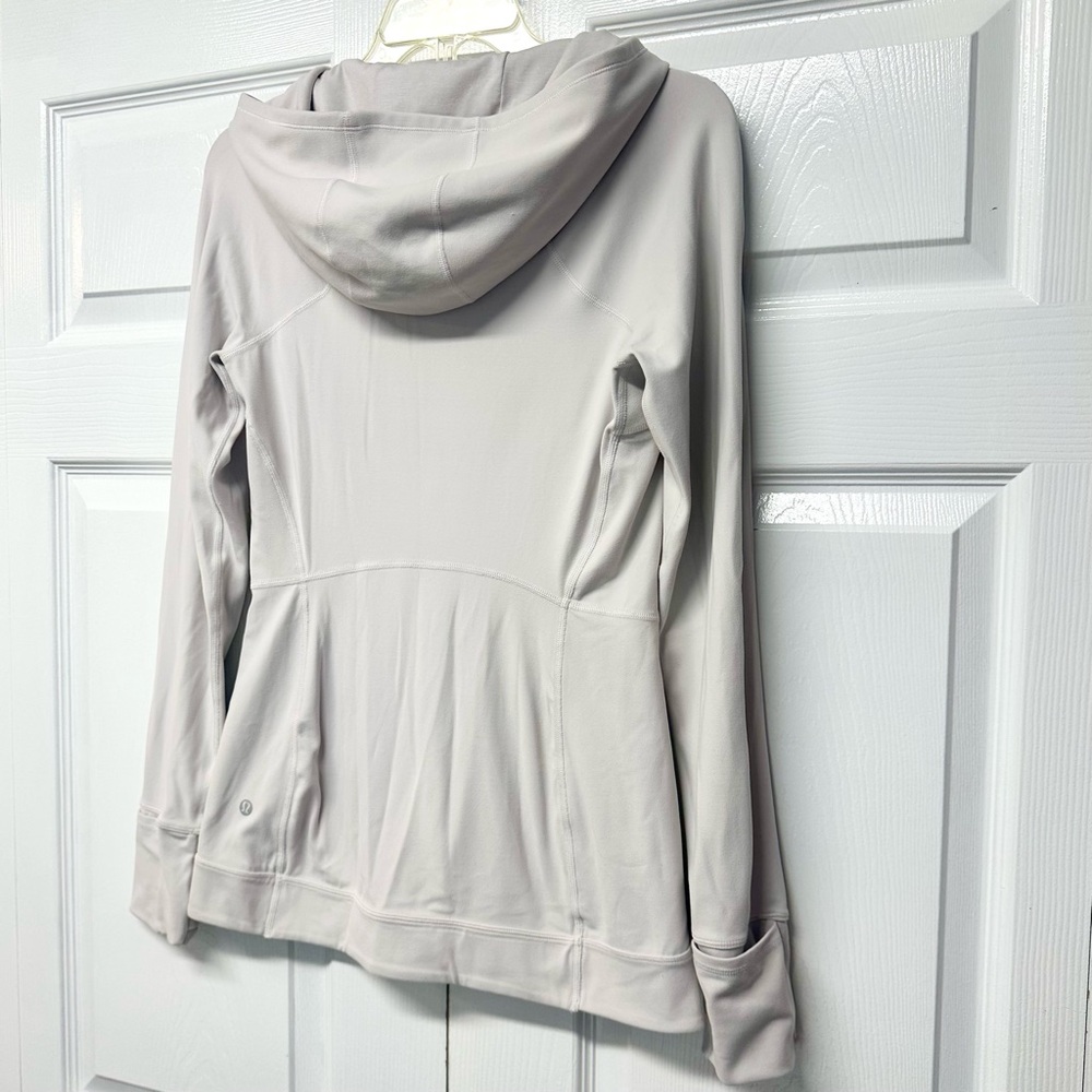 Lululemon Every Journey Hoodie Light Chrome Nulu Full Zip Women’s 6 - Picture 10 of 16